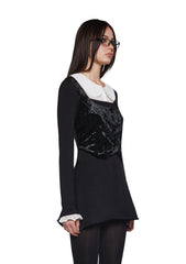 Decoded Messages Dress And Vest Set