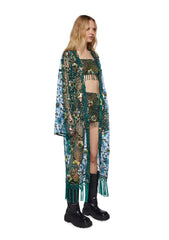 Fluorescent Eden Sequin Duster