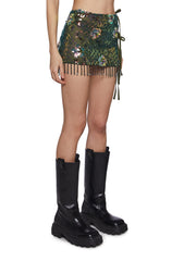 Fluorescent Eden Mini Skirt