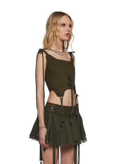 Chord Laced Corset Top