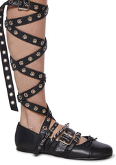 Dancing Life Wrap Ballet Flats