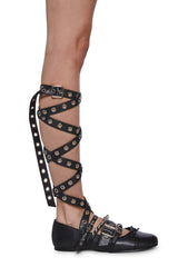 Dancing Life Wrap Ballet Flats