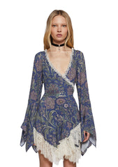 Love At Dusk Wrap Dress