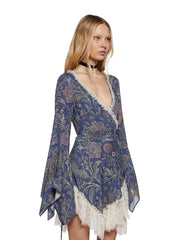 Love At Dusk Wrap Dress