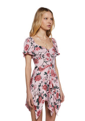 Chasin’ Rainbows Mini Dress - Pink Floral