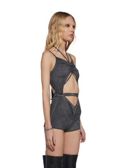 Chord Cut Out Romper