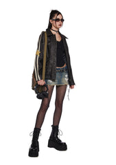 Text Me Long Sleeve Top - Black