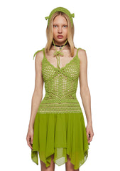 Fairytale Misfit Crochet Dress Set