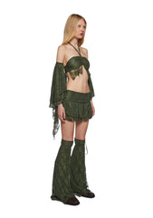 Green Outlaw 4-Piece Skirt Set