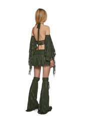 Green Outlaw 4-Piece Skirt Set