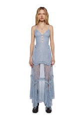 Imagined West Maxi Dress - Blue