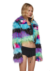 Little Monster Faux Fur Jacket