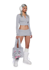 Snowfall Stunner Skort Set - Gray