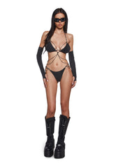 Ambient Strappy Chain Lingerie Set