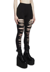 Crypt Creeper Shredded Leggings