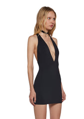 Solana Bodycon Mini Dress - Black