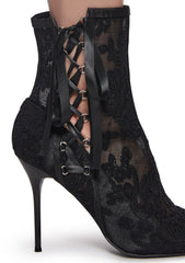 Dream Boulevard Lace Booties