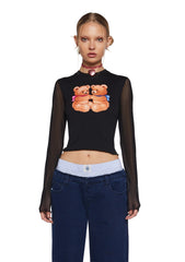 Stick Together Mesh Top