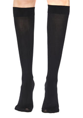 Walkin' On Clouds Knee Highs - Black