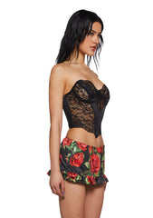 Vibe With Me Lace Bustier