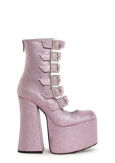 Divine Last Act Platform Buckle Boots