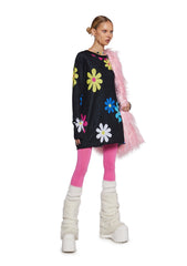 Flower Power Intarsia Sweater