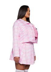 Plus Queen Plastic Costume Set