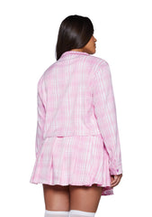 Plus Queen Plastic Costume Set