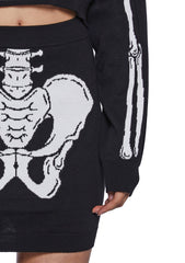 X-Ray Vision Knit Skirt Set