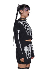 X-Ray Vision Knit Skirt Set