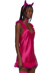 Friend Of The Devil Costume Set - Hot Pink