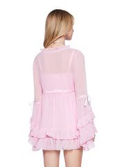 Real Divinity Mini Dress - Light Pink