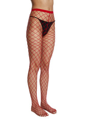 Fire Diamond Doll Fishnet Stockings