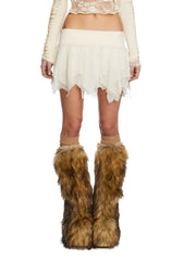 Ivory Tiny Treasures Mini Skort