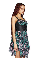 Floral Oath Mini Dress