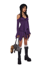 F is For Fairies Handkerchief Dress - Violet