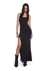 Elegant Grunge Maxi Dress