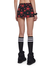Skull Mini Skirt