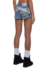 Butterflies Denim Shorts