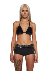 Total Party Faux Fur Belt