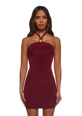 Flirty Ways Halter Dress