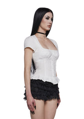 Shadow Seduction Poplin Blouse