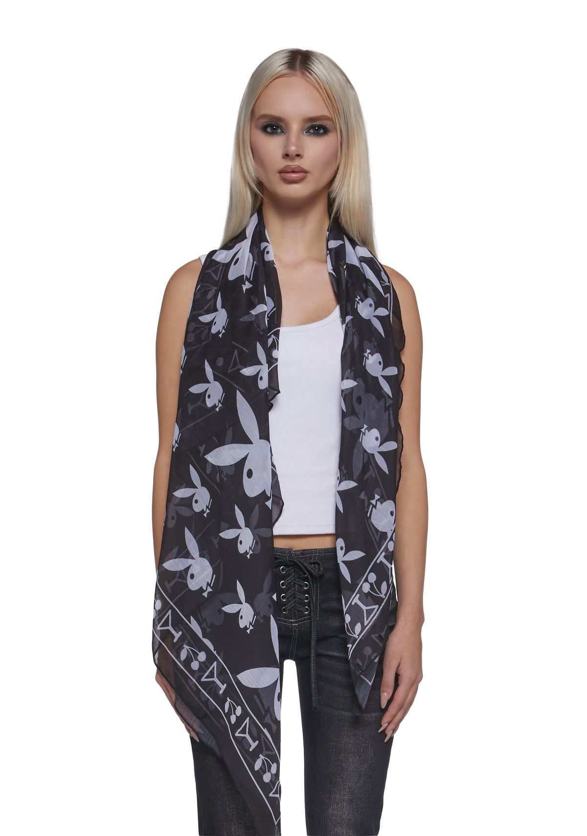 Playboy Printed Scarf