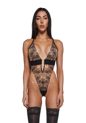 Orchid Blossom Embroidered Teddy