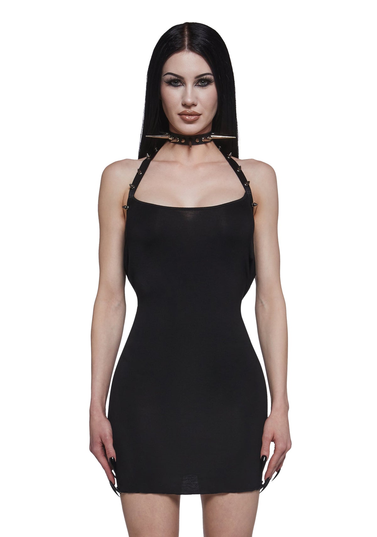 Gen Goth Halter Dress