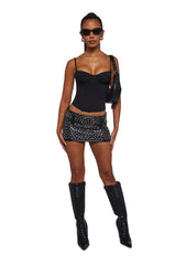 Adulting Buckle Corset Top