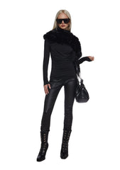 Step Up Long Sleeve Top - Black