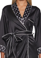 Playboy Bunny Smoke Lounge Robe