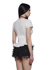 Shadow Seduction Poplin Blouse