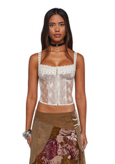 Sweet Days Lace Corset Top
